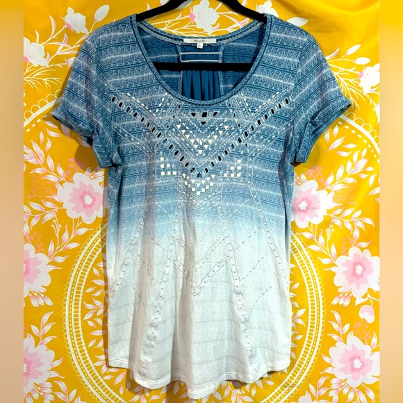 Miss Me Tops - Miss Me embellished short sleeve top